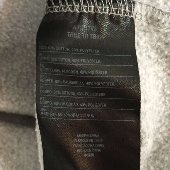 Volcom Hoodie Mens Large Gray Pullover Sweatshirt Kangaroo Pocket Logo Patch - Picture 9 of 10